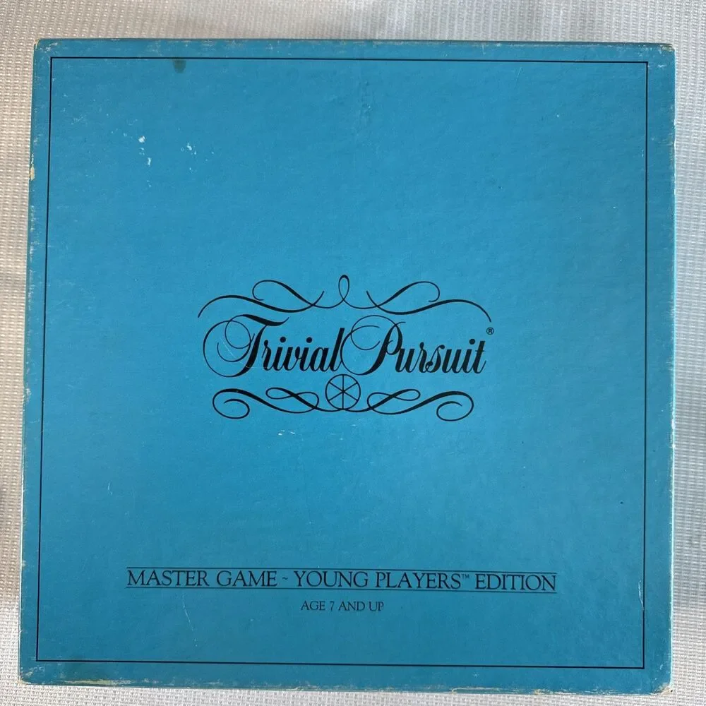 Vintage Trivial Pursuit Master Game Young Players Edition 1984 Complete!